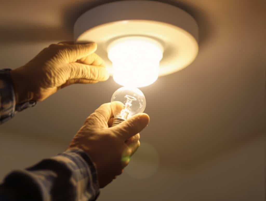 Comment changer une ampoule facilement et sans danger