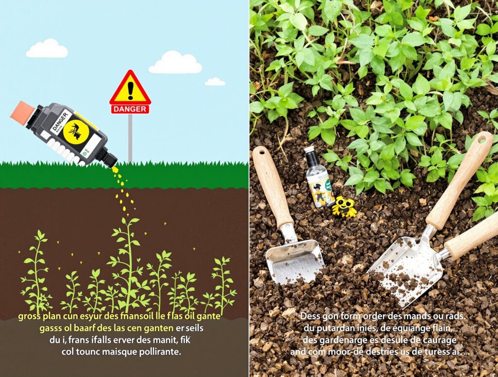 Désherber au gasoil : pourquoi c'est dangereux et quelles alternatives ?