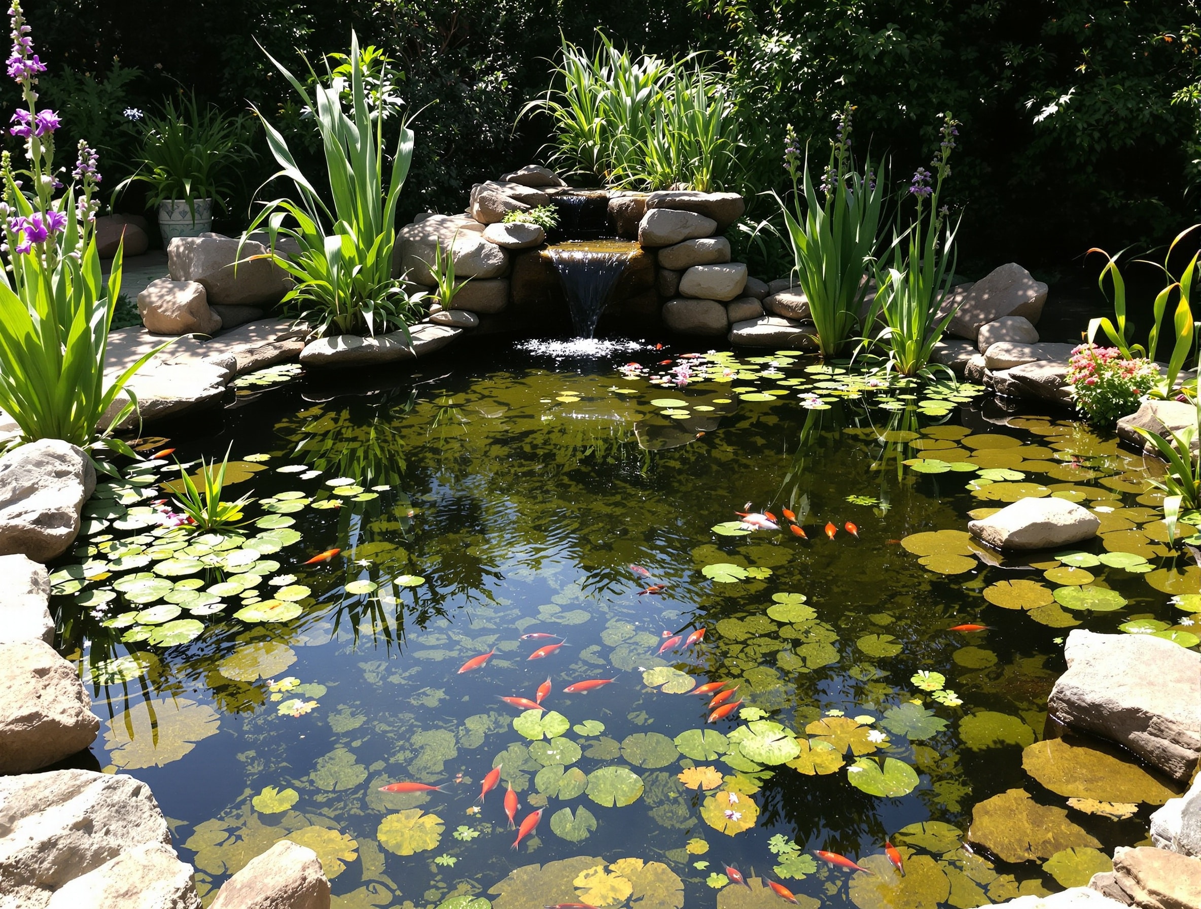 bassin pour plantes aquatiques