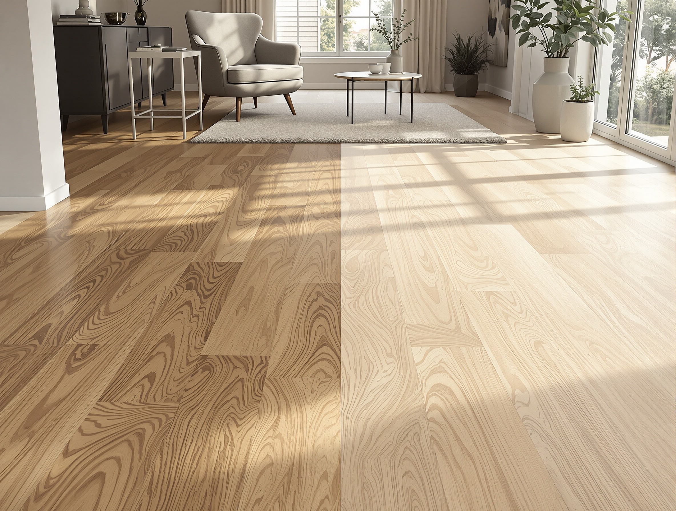 jonction parquet entre 2 pieces