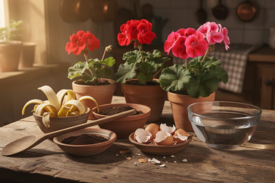 découvrez une recette de grand-mère simple et naturelle pour cultiver de beaux géraniums éclatants et en pleine santé.