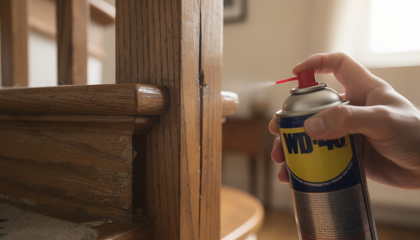 découvrez comment utiliser le wd-40 pour éliminer le grincement de votre escalier et retrouver un silence durable grâce à nos conseils pratiques et faciles à suivre.