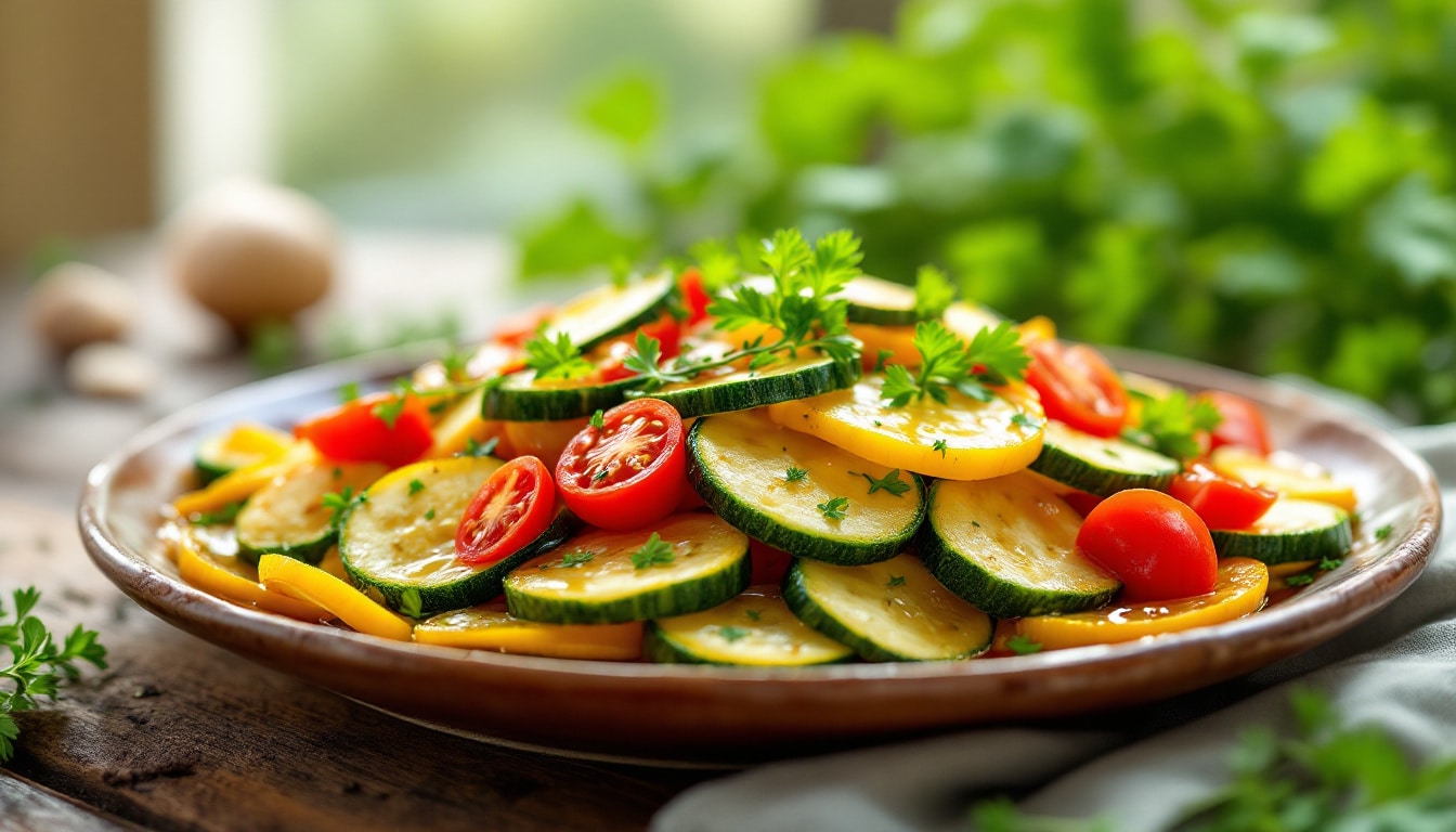 découvrez notre recette facile et savoureuse de courgettes à la provençale, idéale pour un plat léger aux saveurs du sud de la france.