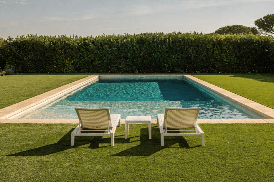 Gazon synthétique autour de la piscine : comment bien choisir et poser sa pelouse artificielle 2 Gazon synthétique autour de la piscine : comment bien choisir et poser sa pelouse artificielle