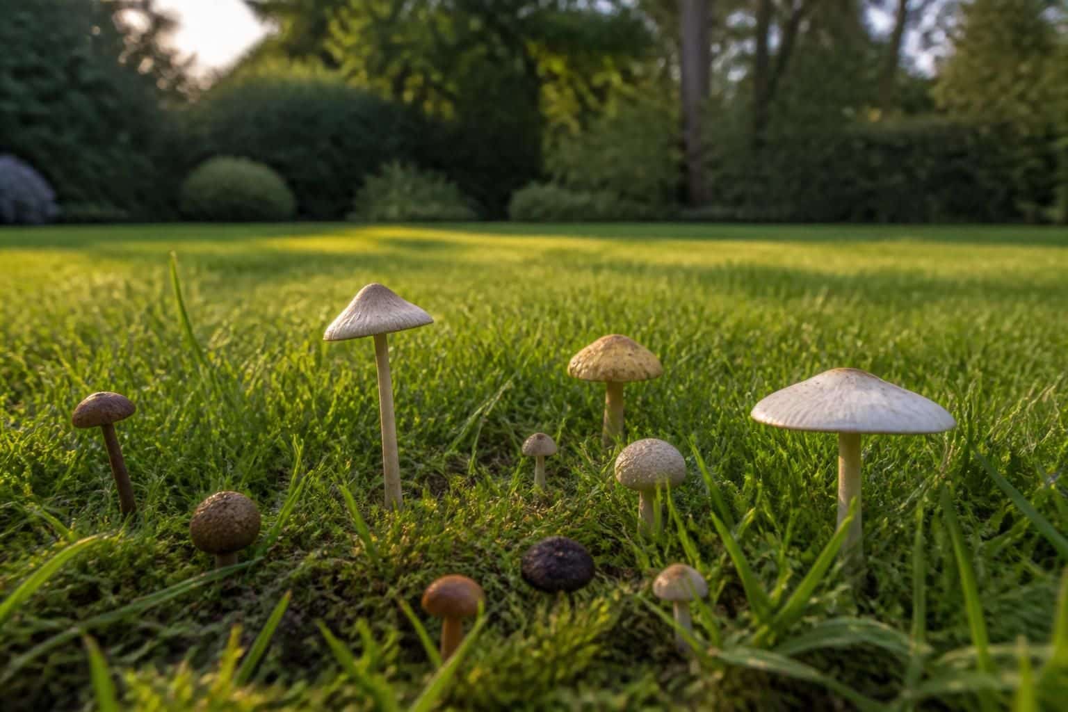 découvrez comment identifier les champignons qui poussent dans les pelouses et apprenez les traitements efficaces pour les éliminer tout en préservant la santé de votre gazon.