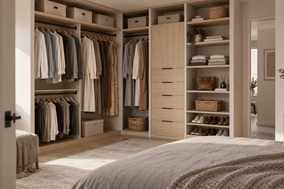 Dressing ouvert ou fermé : comment choisir la bonne configuration pour votre chambre ? 1 Dressing ouvert ou fermé : comment choisir la bonne configuration pour votre chambre ?