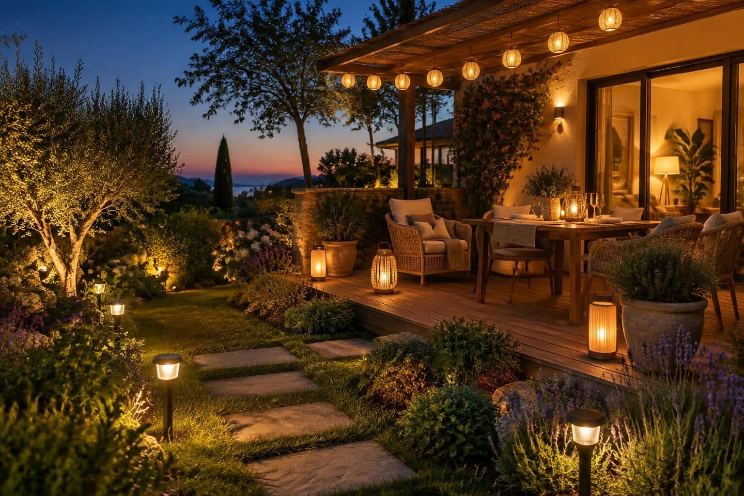 découvrez les solutions autonomes pour éclairer terrasse et jardin sans tirer de câble : lampes solaires, balises et luminaires à batterie, faciles à installer.